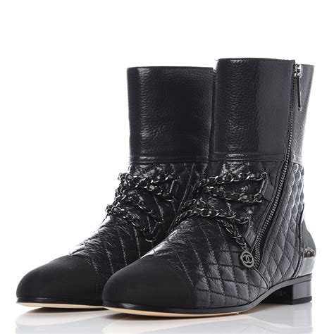 chanel chain boots replica|chanel quilted boots.